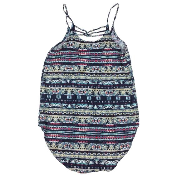 Colorful Tunic Tank Top Juniors Medium - Picture 3 of 3